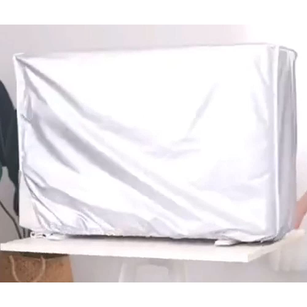 Cubierta de aire acondicionado 100 x 80 x 41 cm, resistente a la intemperie, protección UV, para unidad exterior