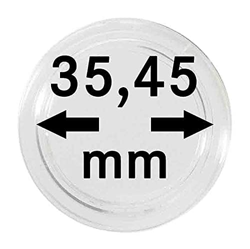 Münzkapseln 35.45 mm Lindner S22703545P 10er Pack accesorios de numismática