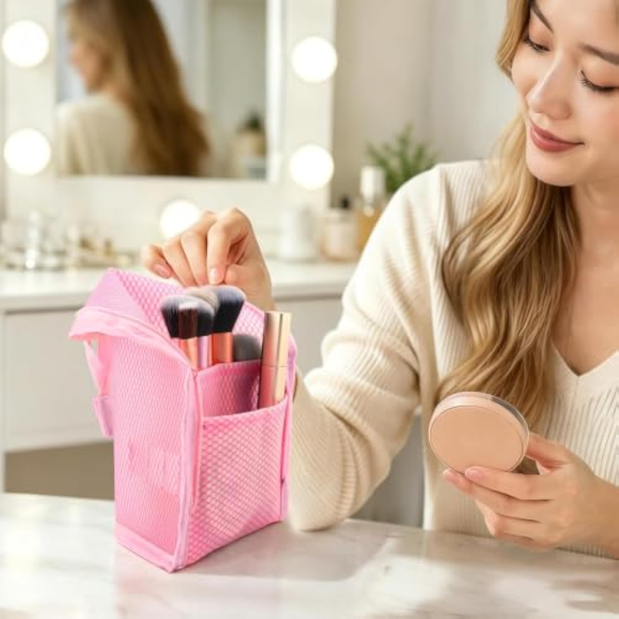 Standing Toiletry Bag EVA Waterproof Organizer