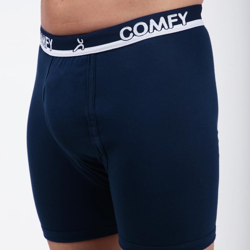 Image of Amul Comfy Men's Trunk Underwear | Soft Outer Elastic | Soft Waistband | Breathable Comfortable Innerwear | Pack of 10 | Color May Vary
