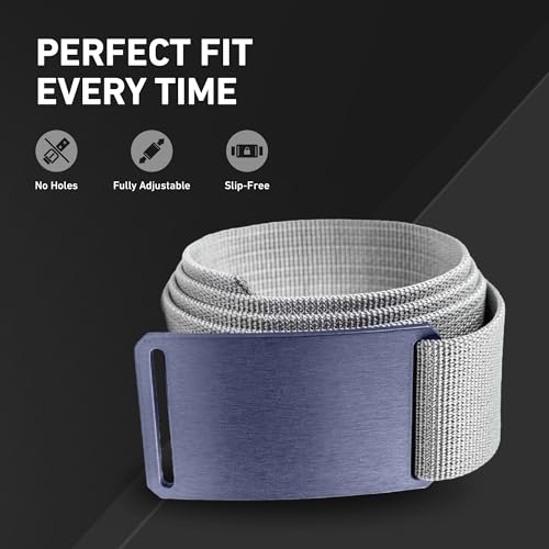 GRIP6 Bluesteel Belt: Durable Belts for Men & Women, Versatile Nylon Tactical Belt for Work, Golf, Casual & Outdoor Use3