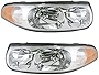 Headlamps Headlights Left LH & Right RH Pair Set for 00-05 Buick LeSabre