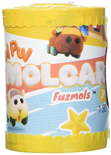 MGA Entertainment Pui Pui Molcar Figures - 6 cm Flocked Fuzmols with Playable Blind Packag