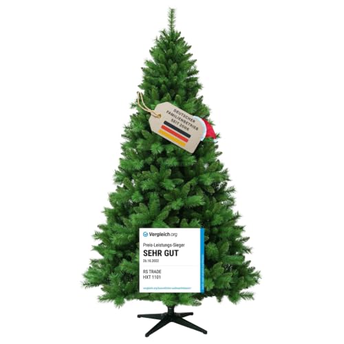 RS Trade Künstlicher Weihnachtsbaum 1101 Colorado 270 cm in Grün mit Metallständer, Christbaum künstlich, Kunsttannenbaum, Klappsystem… – Ansicht 1