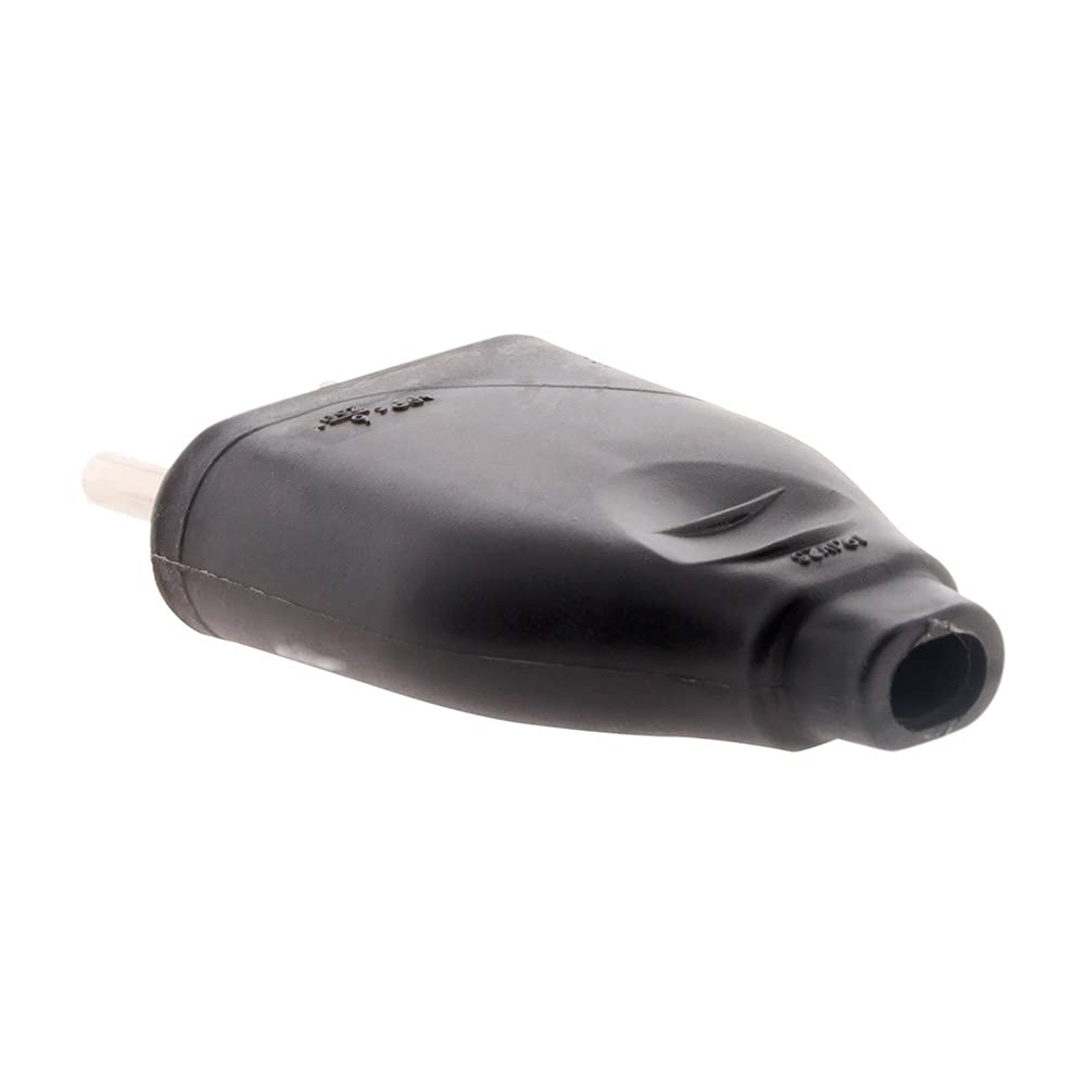 Zenitech Fiche mâle 2P 6A noir