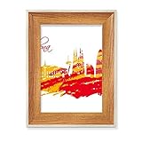 Tamaño: para fotos de 10,2 x 15,2 cm. El tamaño real del marco (tamaño acabado) es de 18 x 13 cm y el marco es de 2 cm de ancho.
