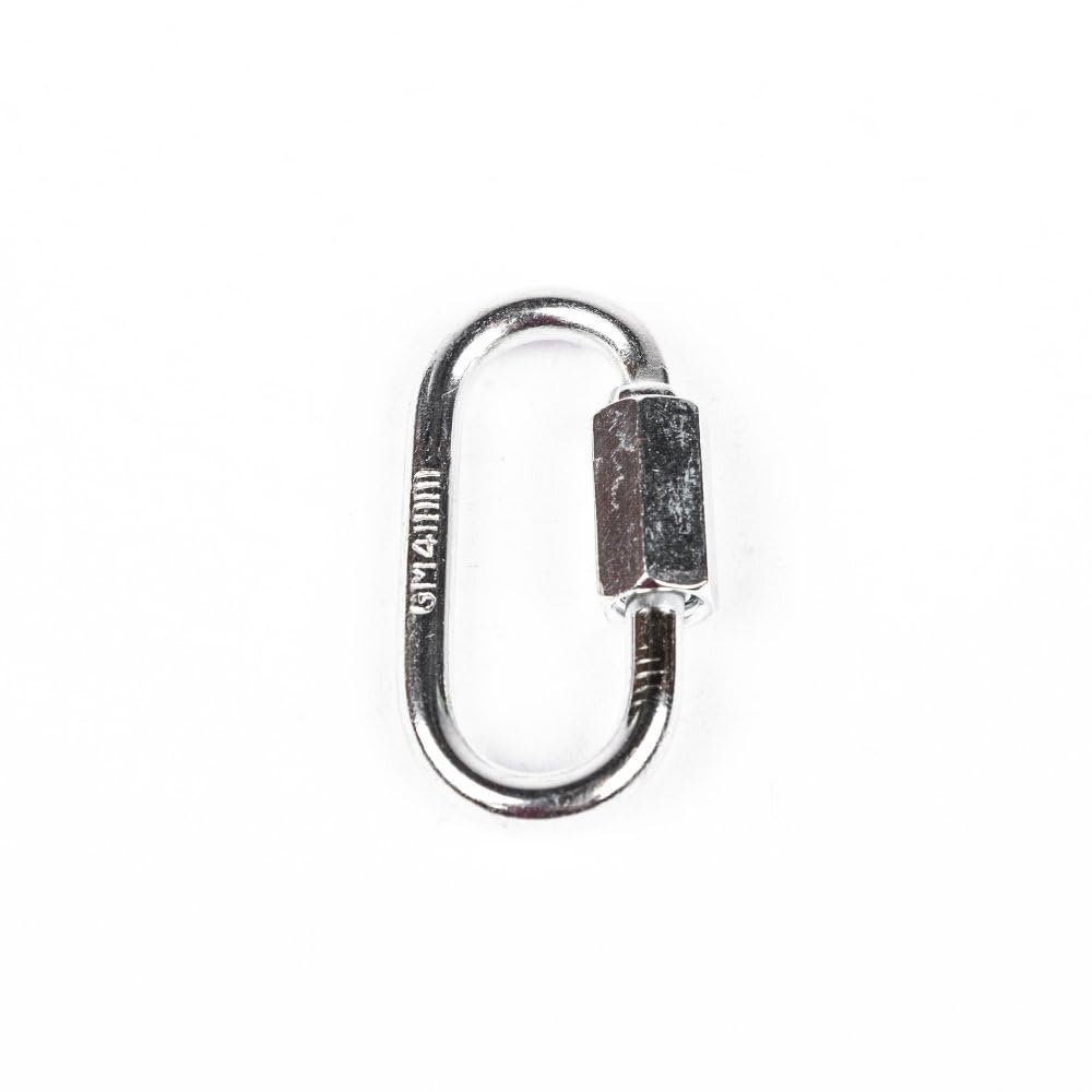 Karabinerhaken | Klein, Schraubverschluss für Klettern und Outdoor, Robustes Design für Tasche, Rucksack, Schlüsselring, Mini Karabiner