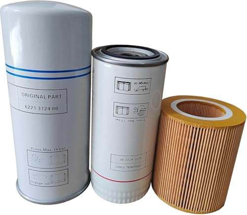 Image of Air Compressor Maintenance Kit 6221372400 Air /Oil Separator 6211472200 Oil Filter 6211472300 Air Filter (6221372400+6211472200+6211472300)