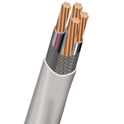 NASSAU ELECTRICAL SUPPLY 10\' 2-2-2-4 SER Copper Service Entrance Wire Cable