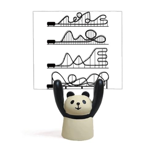 Support de mémo noir panda pour décorer la chambre d'enfant et le bureau