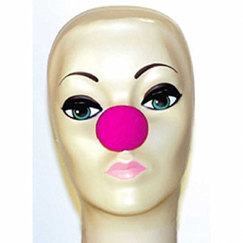 Magic By Gosh Hot Pink Foam Clown Noses (1 5/8")