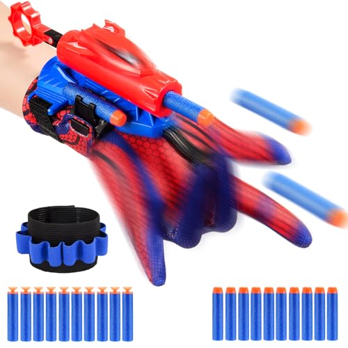 Braxel Jouet Garcon 3 4 5 6 7 Ans, Lance Toile Jouet Enfant 3-7 Ans Garçon Cadeau Garcon Fille 3-8 Ans Gant Deguisement Lanceur Jeux Exterieur Enfant 3-12 Ans...