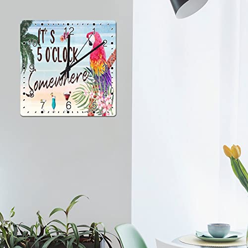 Horloge murale décorative en bois de qualité supérieure style rétro