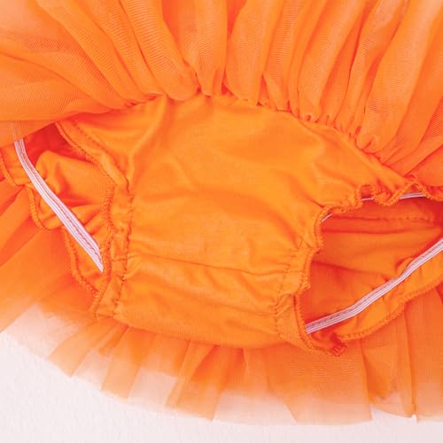 Image of 6M-3T Infant Baby Girl Tutu Skirt Toddler Girls Solid Color Tulle Skirts Birthday Outfits with Headband