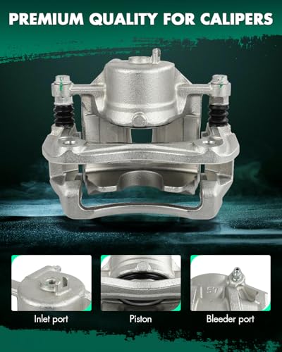 Image of SCITOO 19B6464 19B6465 Front Left & Right Disc Brake Calipers Assembly w /Bracket For Hyundai For Elantra 2011-2016,For Hyundai For Elantra Coupe 2013-2014