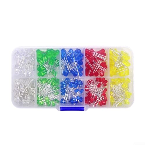 Kit di 300 LED multicolore, funzionamento a 3 V, per appassionati di elettronica e hobbisti
