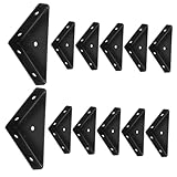 Supports d'angle d'armoire : robustes et durables avec du fer, ce produit est parfait pour fixer les supports d'angle dans les armoires et les armoires suspendues, les supports d'armoire soutiennent
