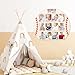 YLOLUL My First Photo Board Baseball Baby's First Photo Frame, Rookie of The Year Birthday, 12 Monthly Milestones Decor