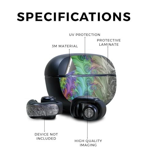 Image of Skin Compatible with Bose Ultra Open Earbuds - Tripping - Premium 3M Vinyl Protective Wrap Decal Cover - Easy to Apply | Crafted in The USA by MightySkins