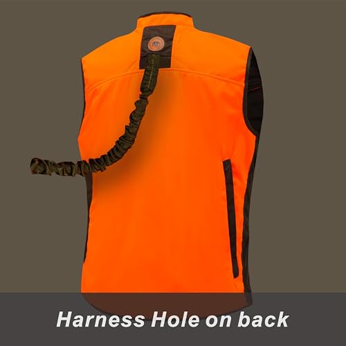 Atenze Blaze Orange Camo Hunting Vest Jacket for Man2