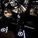 Car Door Lights LED Logo for Mercedes Benz Accessory,Ghost Shadow Auto Emblem Courtesy Step Lights for w204 C Class C200 C230 C280 C260 C300, Entry Welcome Lights Courtesy Lights Ground Lamps (4 Pack)
