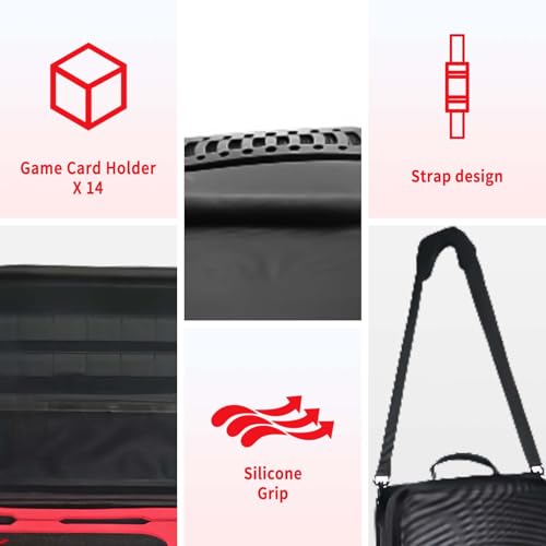 Funda Switch 2 compatible con Nintendo Switch 2 estuche de viaje rígido 6