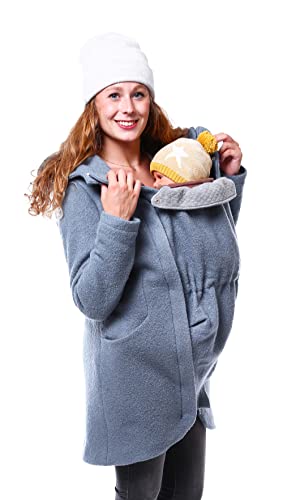 Viva la Mama - Walkmantel zum Babytragen Vorn und Hinten Umstandsmantel -...