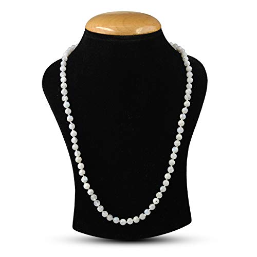 Image of Reiki Crystal Products Natural Reiki Feng-Shui Mala Necklace 6 mm Crystal Stone 108 Bead Jaap Mala for Men and Women