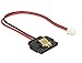 Price comparison product image Delock Cable Power 2 Pin Female > 1 x SATA 15 Pin Female (5 V) Metal Clip 20 cm