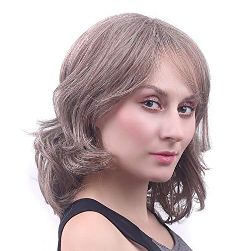 Perruque frisée courte avec volume pour cheveux bouclés afro