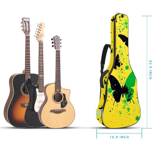 Housse guitare 109 cm imperméable avec double poche et sangle dos