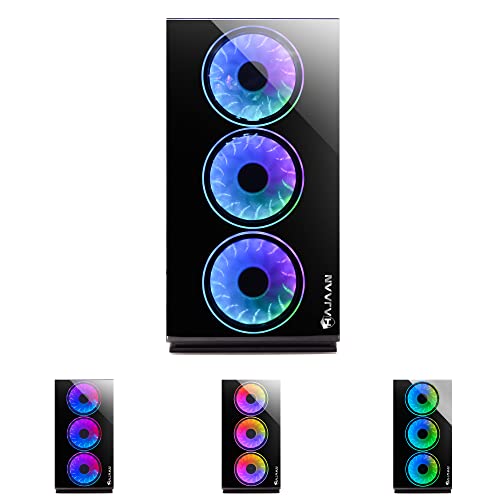 Hajaan Breeze Gaming Desktop Tower Pc - Intel Core I3-10100F Processor 3.6Ghz, Geforce Gt 1030 2Gb, 16Gb Ddr4 Ram, 2Tb Ssd, Wifi Windows 11 Pro #TOP4
