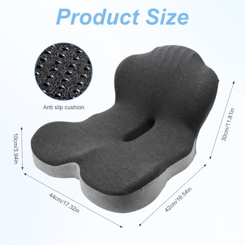 Soulager la sciatique avec ce coussin d'assise ergonomique en mousse à mémoire de forme - 4