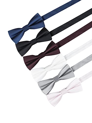 Calvin Klein Mens Unison Solid Pre-tied and To-tie Bow Ties4