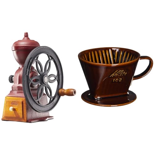karita   ダイヤコーヒーミル  カリタ   レッド　手動式　インテリア Amazon｜カリタ Kalita コーヒーミル 鋳物 丈夫な鋳鉄製カッター