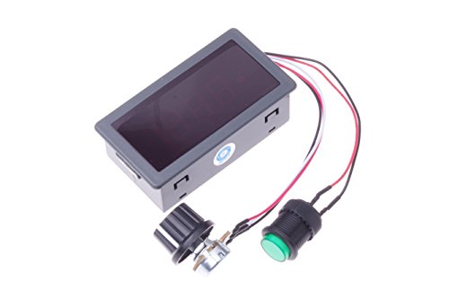 SMAKN CCM5D Digital Display Led 6V 12V 24V PWM DC Motor Controller Variable Speed Regulator