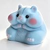 Handmade Taba Squishy Hamster Toy, Cute Squishy Hamster Fidget Toy, Realistic Hamster Toy, Soft Silicone Mochi Furry Toy, Stress Relief Gift for Adults & Kids, Sensory Anxiety Plushie (Blue) #5