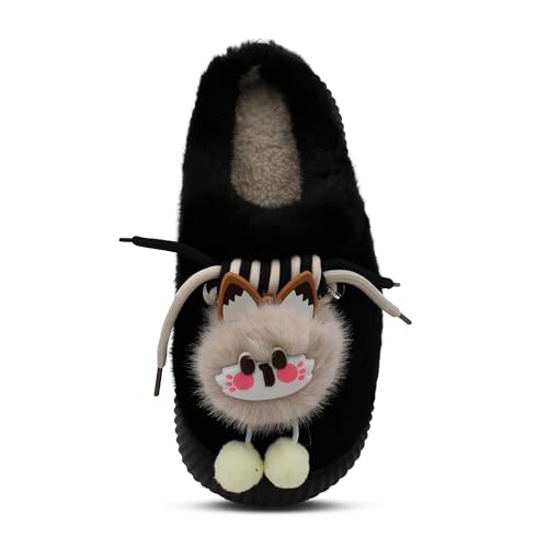 Image of VRITRAZ Women's Comfort Slip On Closed Toe Warm Winter with Cute Design print House Clog Indoor Slipper
