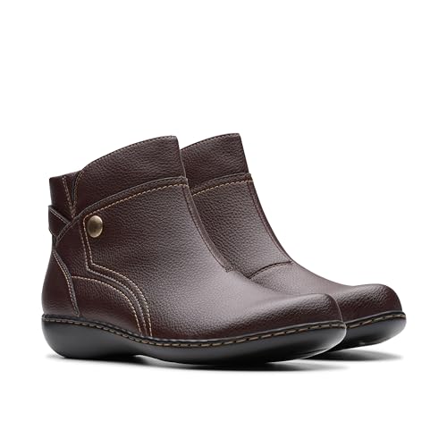Clarks Damen Ashland Mabel Stiefelette, Dunkelbraun, 38 EU Schmal – Ansicht 5