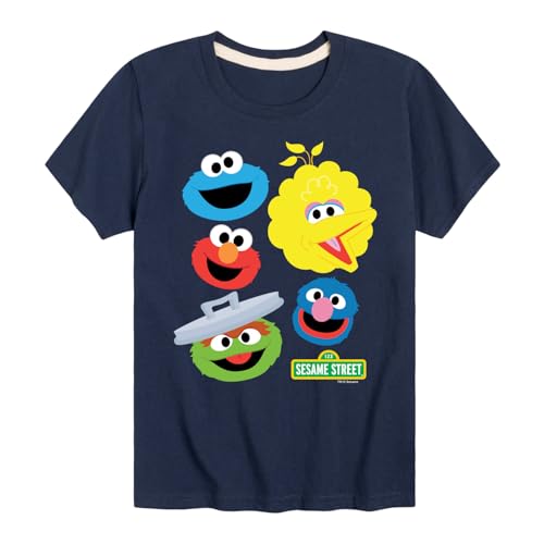 Sesame Street - Group with Logo - Toddler and Youth Short Sleeve Graphic T-Shirt