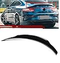 SANSHAOS Heckspoiler für Mercedes Benz W205 C205 Coupe C200 C300 C63 2017-2021, ABS Material, Schwarz, Dachspoiler, Heckflügel, Lippe, Auto Tuning