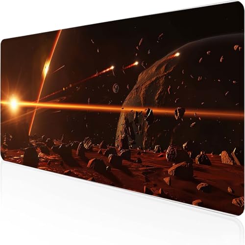 YEYUMEOZ Alfombrilla Gaming Elemento 700x300mm Alfombrilla Ratón Azul Impermeable Base de Goma Antideslizante con Bordes Cosidos Tapete Rato Escritorio para Familia, Accesorios de Oficina, Regalo 6-7