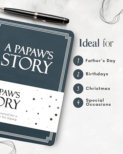 Papaw's Life Story Journal (Hardcover): A Meaningful Keepsake for Papaw to Share His Journey and Memories, Book Includes 250+ Prompt, Sentimental Gift for Father's Day, Birthday & Christmas - image 5