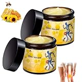 2PCS Bee Venom Cream, Bee Venom Gel, Professional Bee Venom Cream, Suitable for Back, Knee, Hands, Neck, Feet