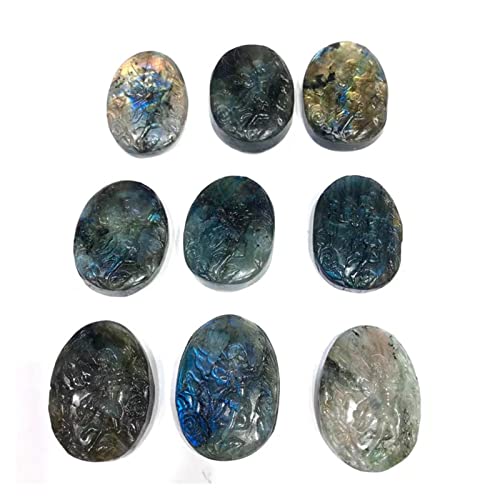 Labradorite naturelle brute fée sculptée pour chasser les mauvaises énergies