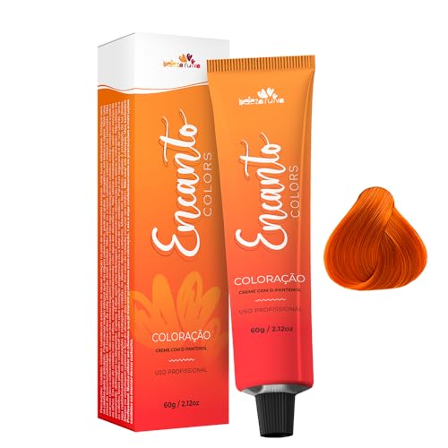 Beleza Ruiva - Coloração Encanto Colors 8.44 Louro Claro Cobre Intenso - 60g