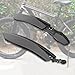 Yiju Mountain Bike Fenders Bicycle Mudflaps Repair Widen Fittings Bicycle Mud Guards Bike Mudguards for 24-26-27.5 Inches, Black
