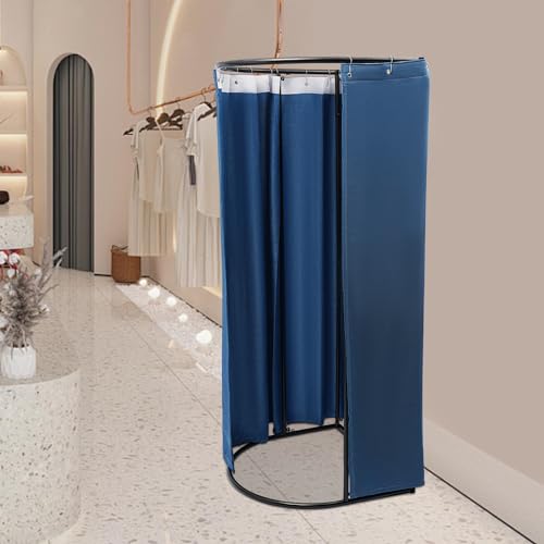 Cabina de Cambio Portátil Pop-Up, 78.7" Altura, Tienda de Privacidad con Cortina, Capacidad 66 lbs para Eventos, Camping, Fotografía (Azul) miniatura 4