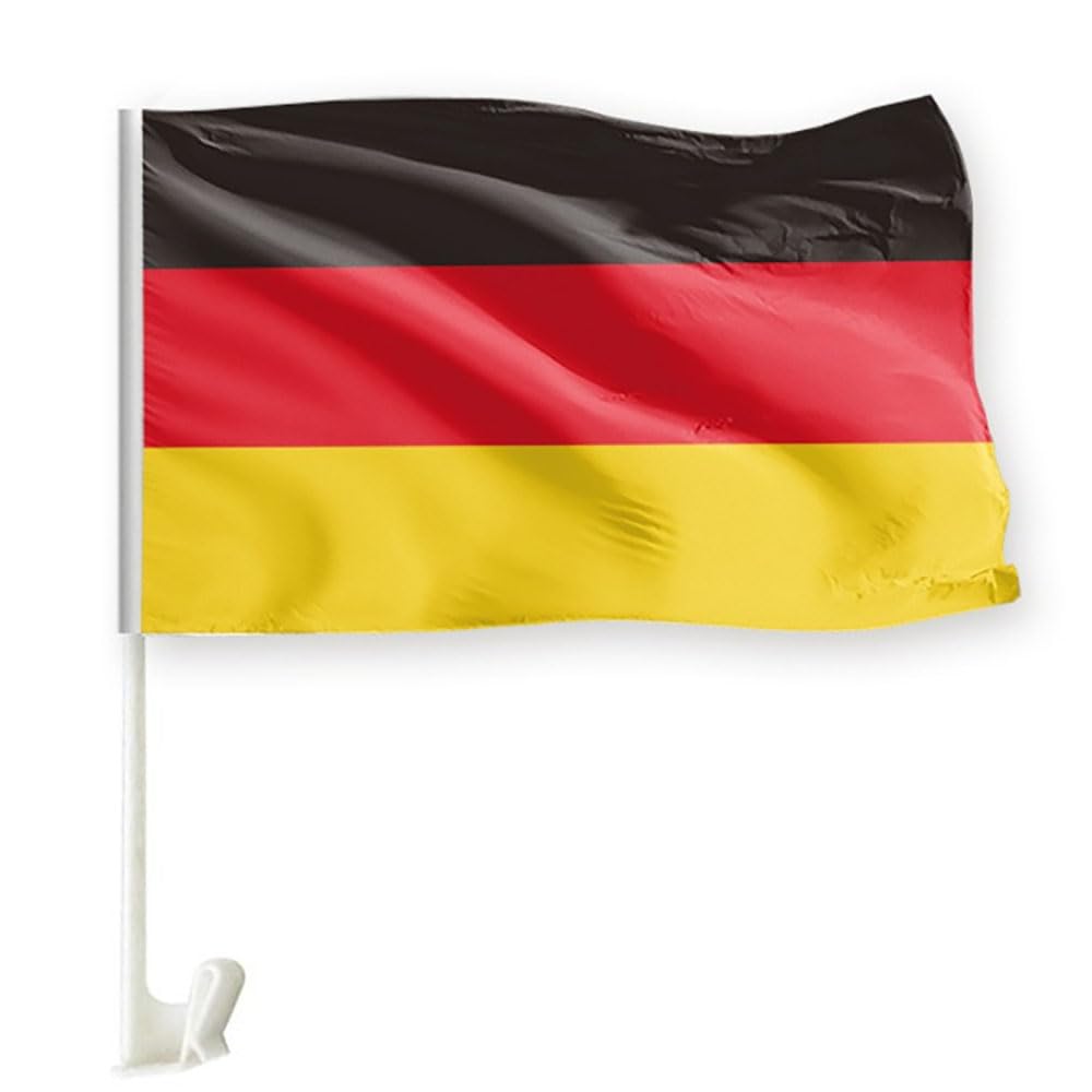 Drapeau de fenêtre de voiture Germany x10 pour fans de football et célébrations de match