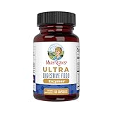 MARYRUTH'S Organics Ultra Digestive Enzymes Capsules | Up to 2 Month Supply | Supplement for Gut Health Support | Digestion & Immune Support with Amylase | Lipase & Lactase | Vegan | 60 Count